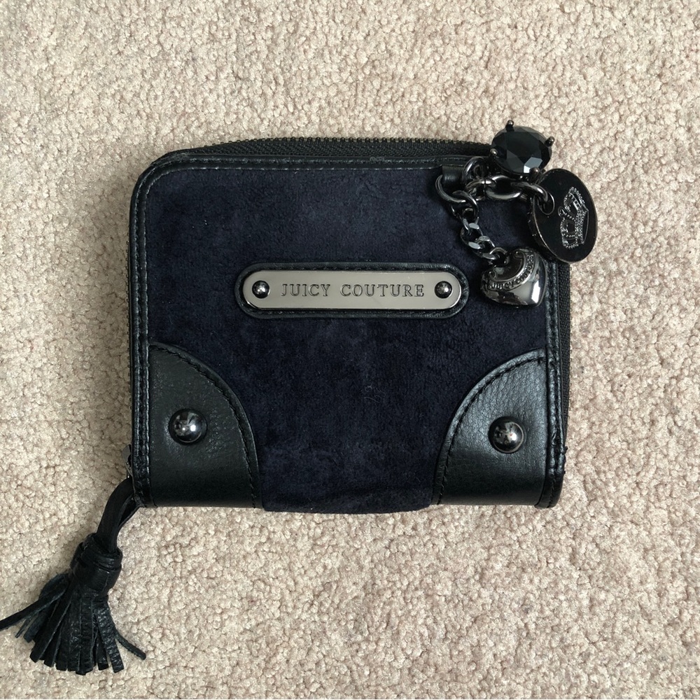Vintage Juicy Couture Suede Wallet Y2K